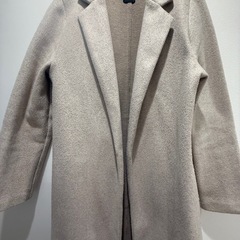 ZARA(ザラ) チェスターコート ロングコート　ボタンレスの画像