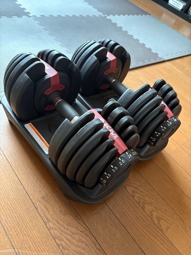 可変ダンベル24kg×2個