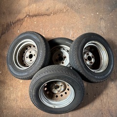 タイヤ ＆ホイールセット YOKOHAMA 145/R12 6PR LTの画像