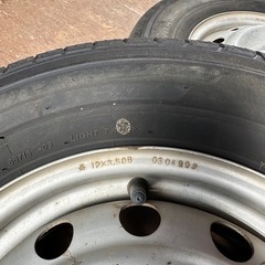タイヤ ＆ホイールセット YOKOHAMA 145/R12 6PR LTの画像