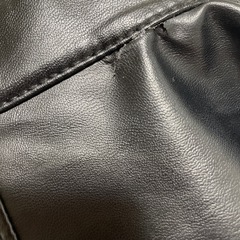 ユニクロ　レザーライダースジャケット　Lの画像