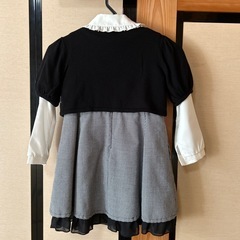 女の子フォーマルドレス110㌢（長袖ブラウスのみ120㌢）の画像