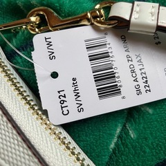 COACH  白　長財布の画像