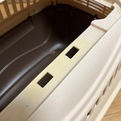 ペット用ハードキャリーS  ブラシ付きの画像