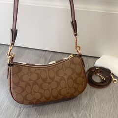 モコモコ shirley トートバッグ ashton baguette ショルダーバッグ サドルバッグ コーチの画像