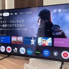FPDチューナーレステレビ 43V型の画像