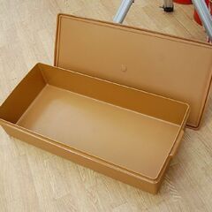 ② Tupper ware ロングスーパーケース 幅80×奥37×高16cm セピア 収納ケース 保存容器 ブラウン系 タッパーウェア 札幌市 清田区 平岡の画像