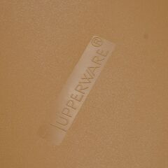 ② Tupper ware ロングスーパーケース 幅80×奥37×高16cm セピア 収納ケース 保存容器 ブラウン系 タッパーウェア 札幌市 清田区 平岡の画像