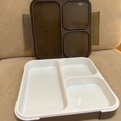 立てて運べる 薄型弁当箱(中古) 800ml　フードマンの画像