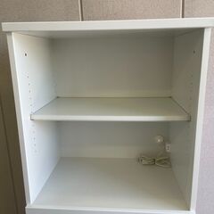 J7B2346 キッチン台 ユーアイ(株) スリム レンジ ボード 収納 家具 棚 ラック キャビネット コンセント 2箇所 ホワイト 白 インテリア 現状の画像