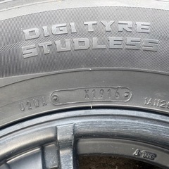 軽ジムニースタッドレスアルミせセットの画像