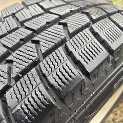 205/65R16 東北6県無料配送対応‼️爆安‼️最終値下げ‼️①超超超バリ溝❗ 国産ダンロップ WM02❗ アルミ付き 国産 タイヤ !!　スタッドレスの画像
