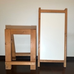 立て看板 木製無垢材 デコラ面の画像