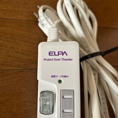耐雷電源タップ 3口 スイッチ付き 3m2️⃣の画像