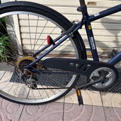 APASCH シティサイクル 27インチ ママチャリ ブルー 【中古品】の画像