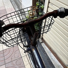 APASCH シティサイクル 27インチ ママチャリ ブルー 【中古品】の画像