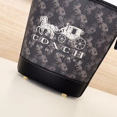 [コーチ]  dakota ショルダーストラップバッグ mini プリント バケツバッグの画像