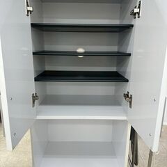★リユースのサカイ高崎店★TJ13073  シューズボックス 白 H184.5×D38×W73 クリーニング済みの画像