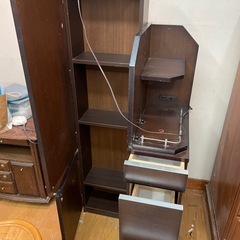 ライト付きドレッサーの画像
