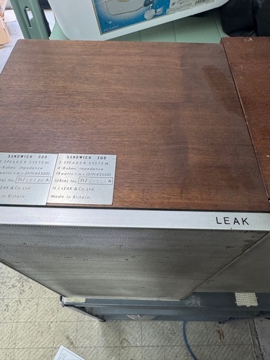 最終値下げ　LEAK sandwich300 ペア 配線付き 音出し確認済み