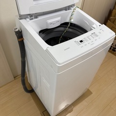 23年製　全自動洗濯機 6.0kg IAW-T604E　ホワイトの画像
