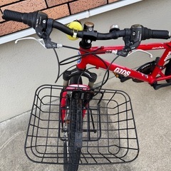 ジオス　自転車　24インチ  カゴ、鍵付きの画像