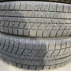 1.中古スタッドレス4本　ブリヂストン　ブリザックVRX 2019年製155/65R14の画像