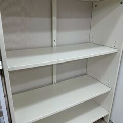 ★リユースのサカイ高崎店★TJ13074  棚 白 H102×D33.5×W79 クリーニング済みの画像