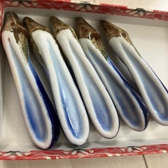 なす、さくらんぼの箸置きの画像