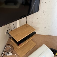 32シャープテレビ　スタンド　ナチュラルの画像