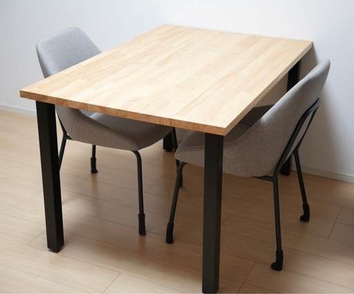 ダイニングテーブル（KANADEMONO）＆チェア（ニトリ）