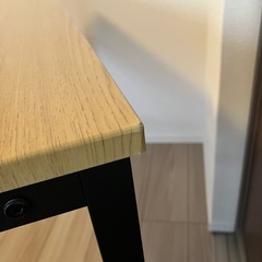 ニトリ デスク 回転チェア付きの画像