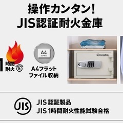 ジモティー限定価格！S120 ⭐ 未使用品 SENTRY テンキー式 耐火金庫 家庭用 小型 15L JBS-NT310Hの画像