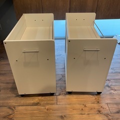 【受付終了しました】※10/20まで【美品2組セット】押入れ収納　ワゴン　キャスター付き　大容量の画像