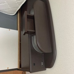 ⭐︎無料⭐︎ニトリ茶色シングルベッドの画像