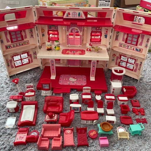 【当時物】ハローキティ　ドールハウスDX