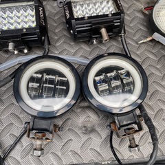 LED フォグ　投光器　作業投　セットの画像