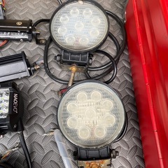 LED フォグ　投光器　作業投　セットの画像