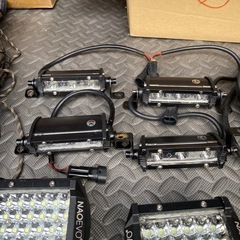 LED フォグ　投光器　作業投　セットの画像
