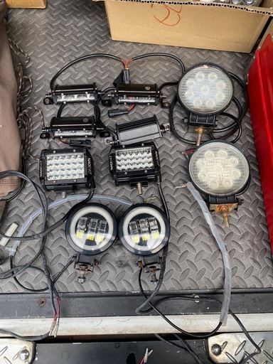 LED フォグ　投光器　作業投　セット