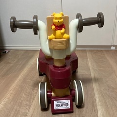 （譲り先決定済み）くまのプーさんおしゃべりウォーカーライダーの画像