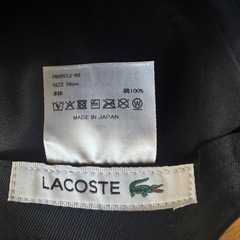 新品　ラコステ　キャップ　帽子の画像