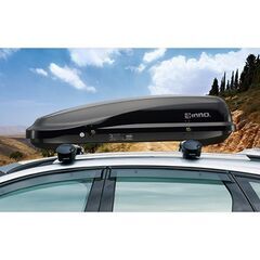 inno リッジトランク240 ブラック BRW240BK TERZO ラックバック付き 最大積載量：50kg  容量：220L 中古Aランクの画像