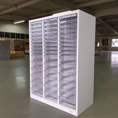 【未使用】書類ケース　クリスタルケース8VS16C-Z924　ホワイト　見に来てください！　管理番号YN288AFの画像