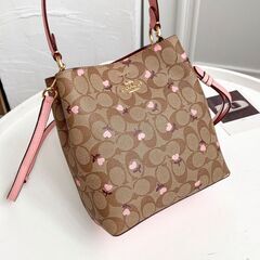 コーチ ハート 甘美だ バケツパック レディース ハンドバッグ 斜め掛けバッグの画像