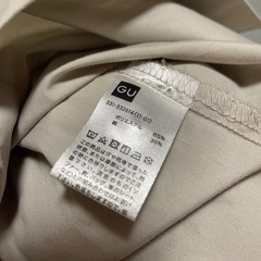 GU オーバーサイズシャツ　Lサイズの画像