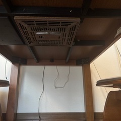 ダイニングこたつテーブルイスセットの画像