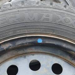 155/65R14 24年製スタッドレス付き 国産スタッドレス 軽自動車 冬 タイヤの画像