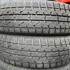 5.中古スタッドレス4本　TOYO GARIT GIZ 2017年製　155/70R13の画像