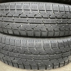 5.中古スタッドレス4本　TOYO GARIT GIZ 2017年製　155/70R13の画像